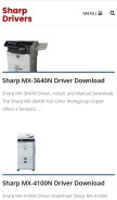 How sharpdrivers.com looks like on a mobile device such as an iPhone.