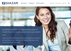 How shazam.net looks like on a tablet such as an iPad.