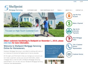 How shellpointmtg.com looks like on a tablet such as an iPad.