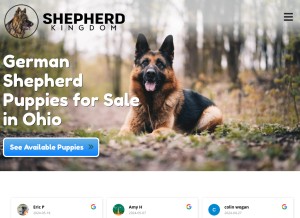 How shepherdkingdom.com looks like on a tablet such as an iPad.