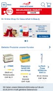 How shop-apotheke.ch looks like on a mobile device such as an iPhone.