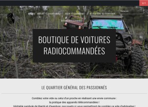 How shop-radiocommande.com looks like on a tablet such as an iPad.