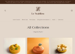 How shop.leyeahllow.com.au looks like on a tablet such as an iPad.