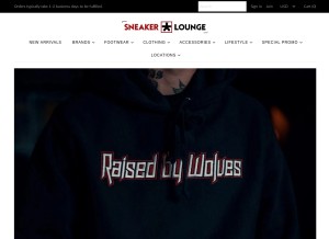 How shophny.com looks like on a tablet such as an iPad.