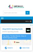 How shoppingskys.com looks like on a mobile device such as an iPhone.