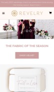 How shoprevelry.com looks like on a mobile device such as an iPhone.