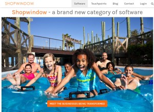 How shopwindow.io looks like on a tablet such as an iPad.
