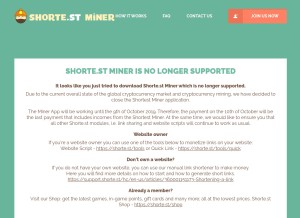How shortestminer.com looks like on a tablet such as an iPad.
