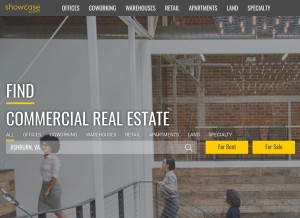 How showcase.com looks like on a tablet such as an iPad.