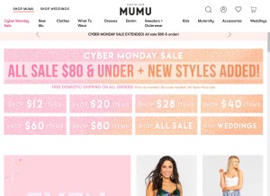 How showmeyourmumu.com looks like on a tablet such as an iPad.