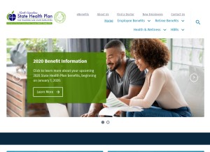 How shpnc.org looks like on a tablet such as an iPad.