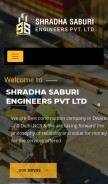 How shradhasaburiengineers.in looks like on a mobile device such as an iPhone.