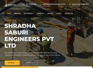 How shradhasaburiengineers.in looks like on a tablet such as an iPad.