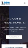 How shrirampoem.co.in looks like on a mobile device such as an iPhone.