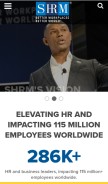 How shrm.org looks like on a mobile device such as an iPhone.