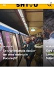 How shtiu.ro looks like on a mobile device such as an iPhone.