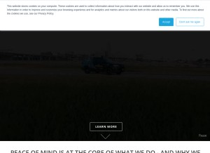 How signal88.com looks like on a tablet such as an iPad.