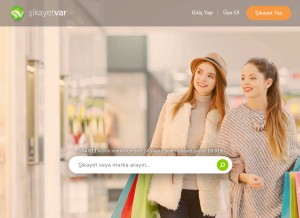 How sikayetvar.com looks like on a tablet such as an iPad.