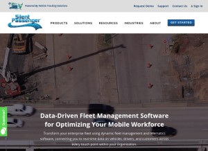 How silentpassenger.com looks like on a tablet such as an iPad.