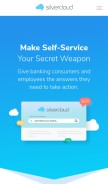 How silvercloudinc.com looks like on a mobile device such as an iPhone.
