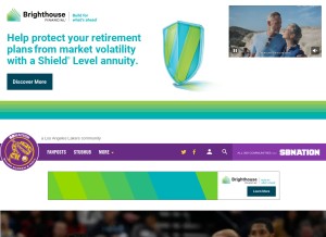 How silverscreenandroll.com looks like on a tablet such as an iPad.