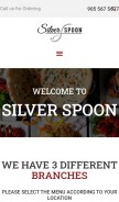 How silverspoononline.com looks like on a mobile device such as an iPhone.