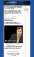 How simplejustice.us looks like on a mobile device such as an iPhone.