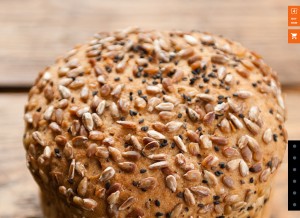 How simplekneads.com looks like on a tablet such as an iPad.