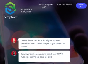 How simplextdigital.com looks like on a tablet such as an iPad.