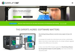 How simplify3d.com looks like on a tablet such as an iPad.