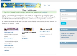 How simplysportsware.com looks like on a tablet such as an iPad.