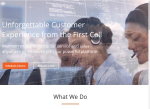 How sip.io looks like on a tablet such as an iPad.