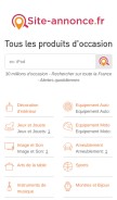 How site-annonce.fr looks like on a mobile device such as an iPhone.
