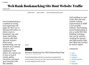 How site-webrank.de looks like on a tablet such as an iPad.