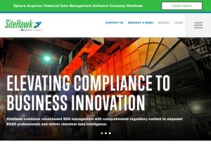 How sitehawk.com looks like on a tablet such as an iPad.