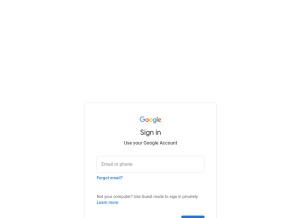 How sites.google.com looks like on a tablet such as an iPad.