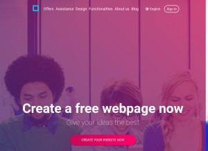 How sitew.org looks like on a tablet such as an iPad.