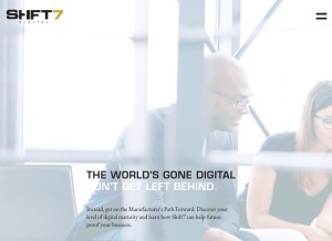 How siteworx.com looks like on a tablet such as an iPad.