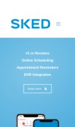 How sked.life looks like on a mobile device such as an iPhone.
