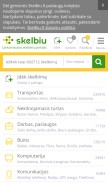 How skelbiu.lt looks like on a mobile device such as an iPhone.