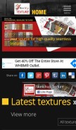 How sketchuptextureclub.com looks like on a mobile device such as an iPhone.