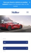 How skillter.com looks like on a mobile device such as an iPhone.