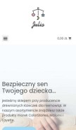 How sklep-julia.pl looks like on a mobile device such as an iPhone.