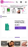 How sklep.naturalnaplodnosc.pl looks like on a mobile device such as an iPhone.