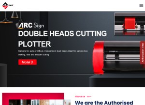 How skycut.co looks like on a tablet such as an iPad.