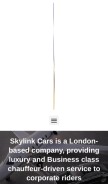 How skylinkcars.co.uk looks like on a mobile device such as an iPhone.