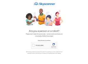How skyscanner.pl looks like on a tablet such as an iPad.