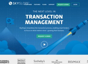 How skyslope.com looks like on a tablet such as an iPad.