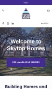 How skytophomestx.com looks like on a mobile device such as an iPhone.