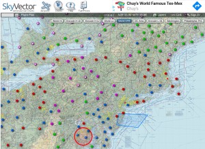 How skyvector.com looks like on a tablet such as an iPad.